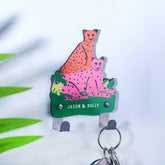 Oakdene Designs Home Decor Personalised Couples Animal Key Hook